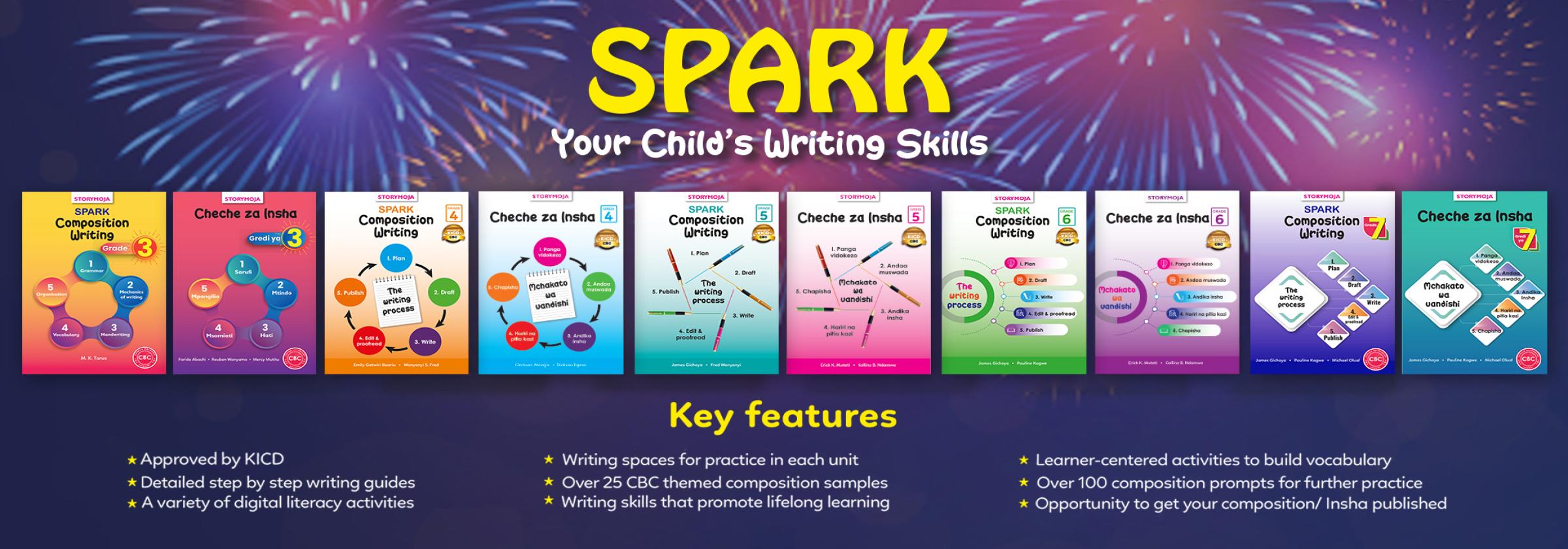 Spark Banner -storymoja publishers
